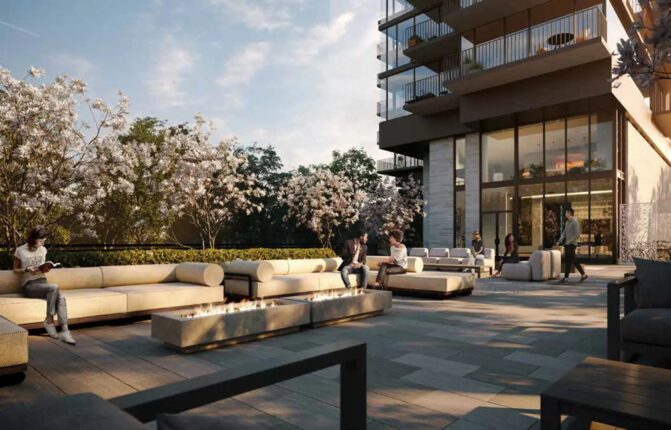 Artform Condos Outdoor Lounge