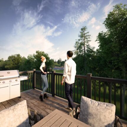 Artisan Towns Rear Deck