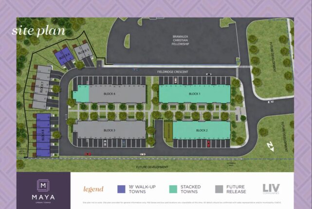 Maya Towns Site Map