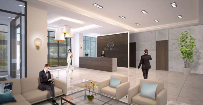 Mirabella Luxury Condos West Tower Lobby