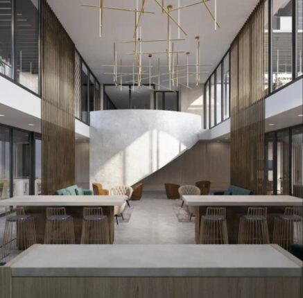 North Oak Tower 3 Condos Grand Stairs