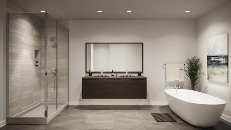 One Bear Mountain Condos Bathroom