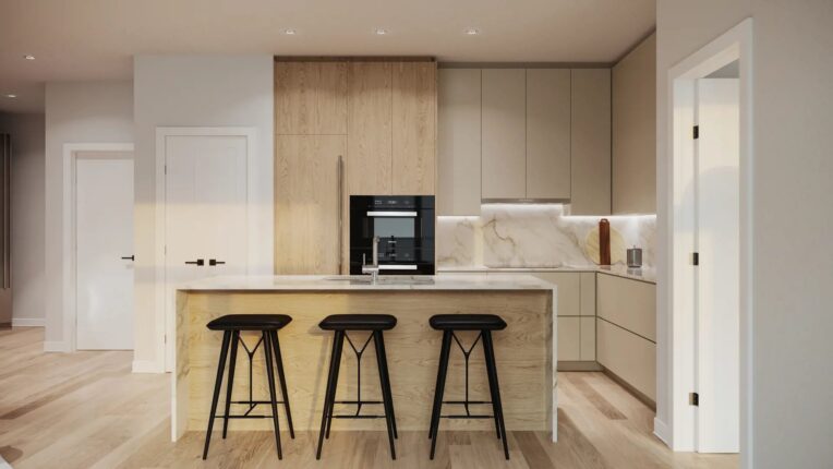 One Bear Mountain Condos Kitchen