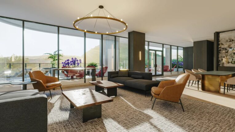 One Bear Mountain Condos Sky Lounge