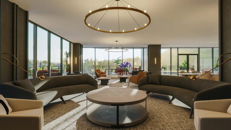 One Bear Mountain Condos Sky Lounge