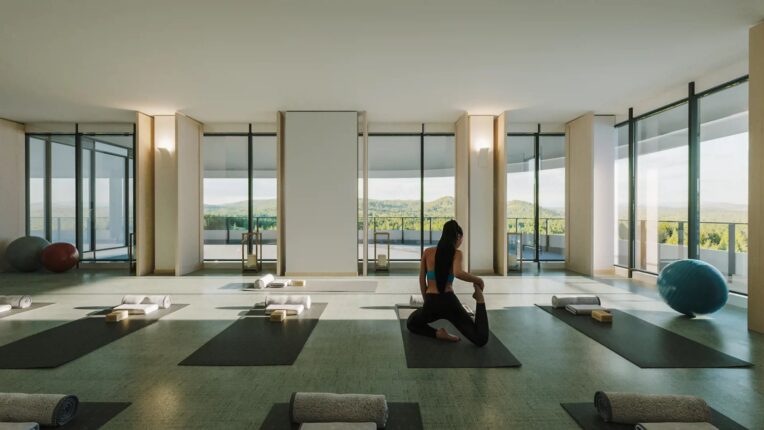 One Bear Mountain Condos Yoga Room