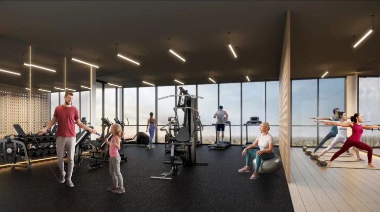 Station No. 3 Condos Private Gym