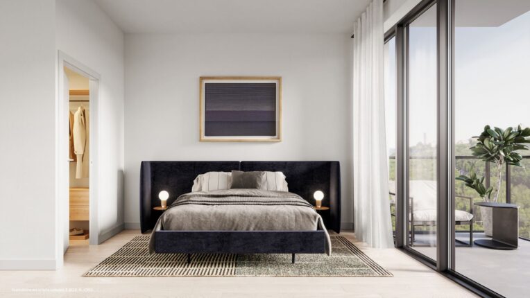 Corktown Condos Bedroom