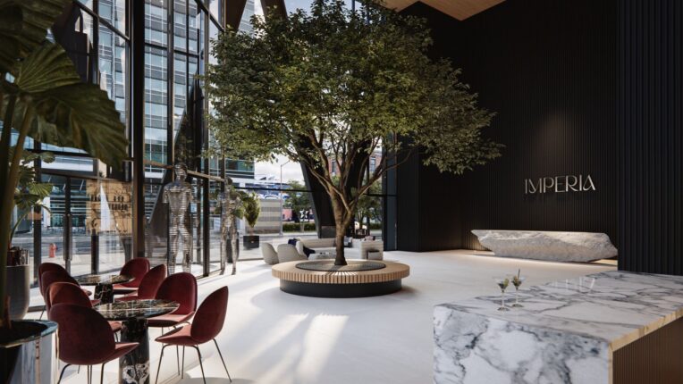 Imperia Condos by Truman Lobby