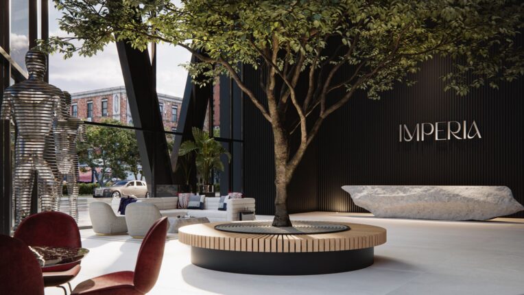 Imperia Condos by Truman Lobby