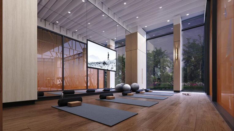 Westerly 2 Condos Yoga Studio