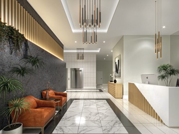 Gemini Condos South Tower Lobby