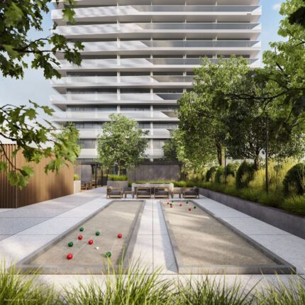 M6 Condos Bocce Court