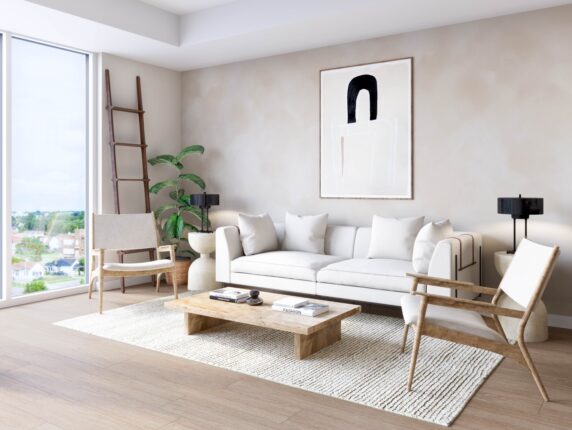 Station No. 3 Condos Living Room