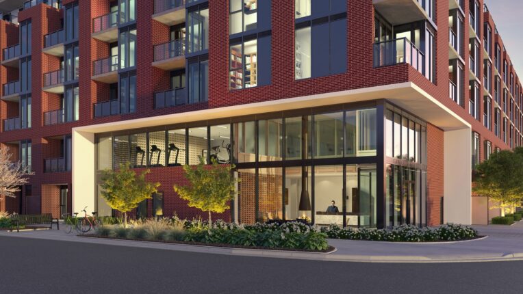 Station No. 3 Condos Lobby Entrance