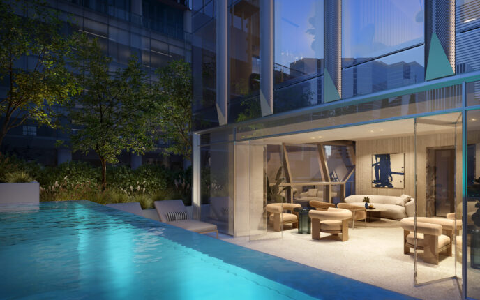 Freed Hotel & Residences Pool Lounge