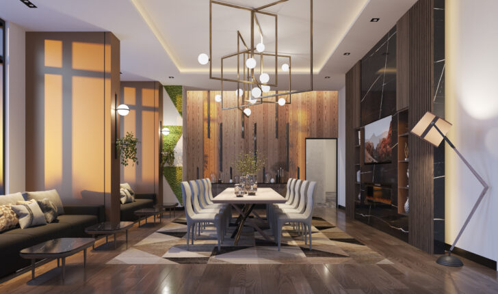 Keystone Condos Dining & Media Room