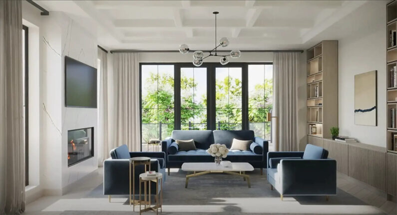 Lorne Park Place Living Room