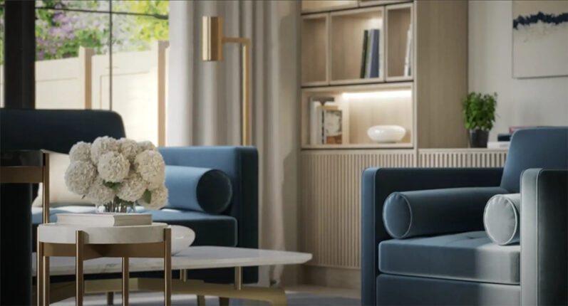 Lorne Park Place Living Room