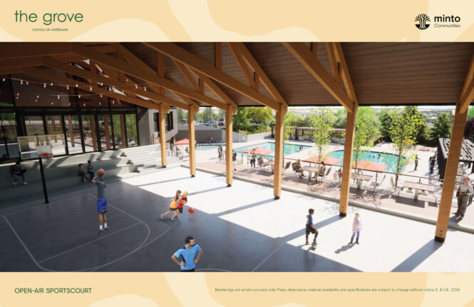 The Grove Condos at Wildflower Open Air Sportscourt