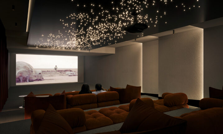 The Platform at Station Park Condos Theatre Room