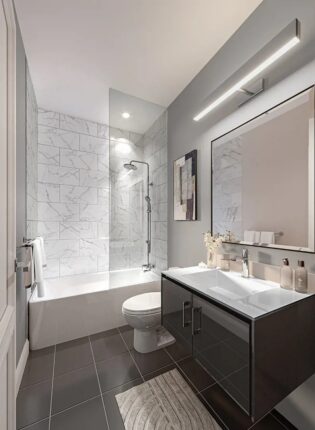 Gemini Condos South Tower Bathroom