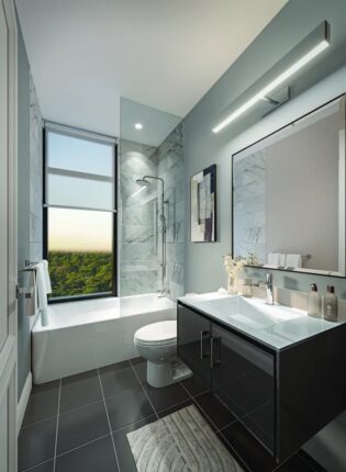 Gemini Condos South Tower Bathroom