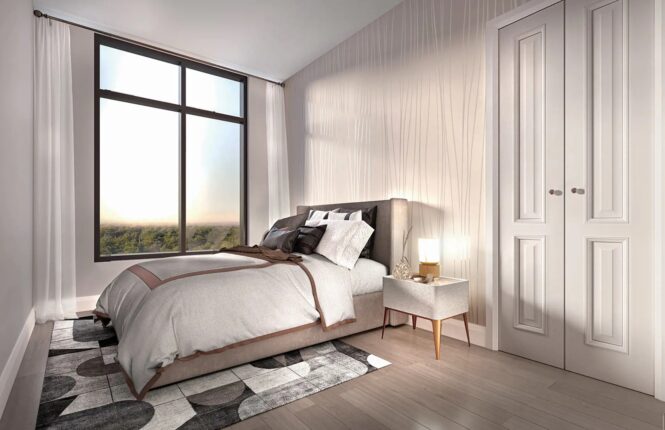 Gemini Condos South Tower Bedroom