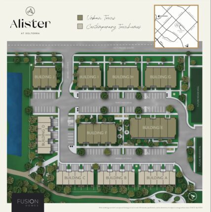 Alister at Solterra Towns Site Plan