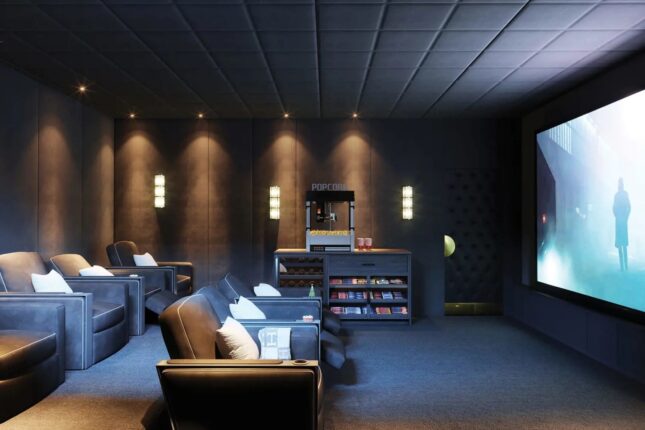 Lifestyles of South East Oakville Theatre Room