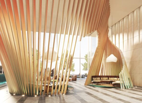 Aquanova Condos Lobby