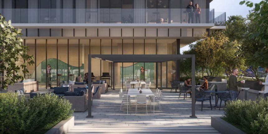 Aquanova Condos Outdoor Lounge