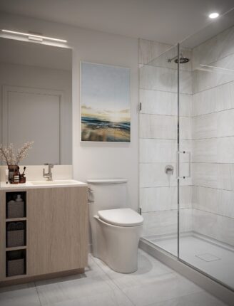 The Townhome Collection at Exhale Residences Bathroom