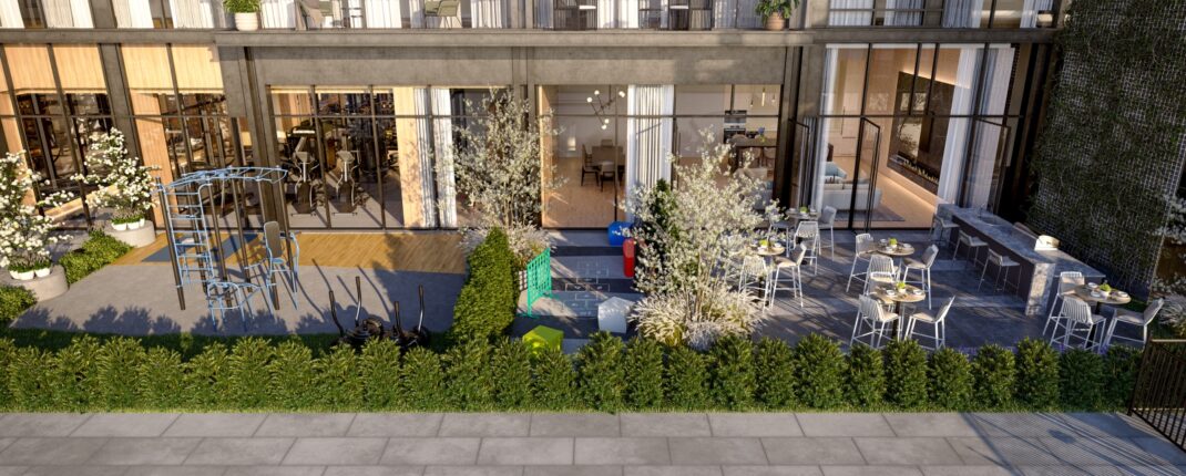 The Townhome Collection at Exhale Residences Outdoor Amenity