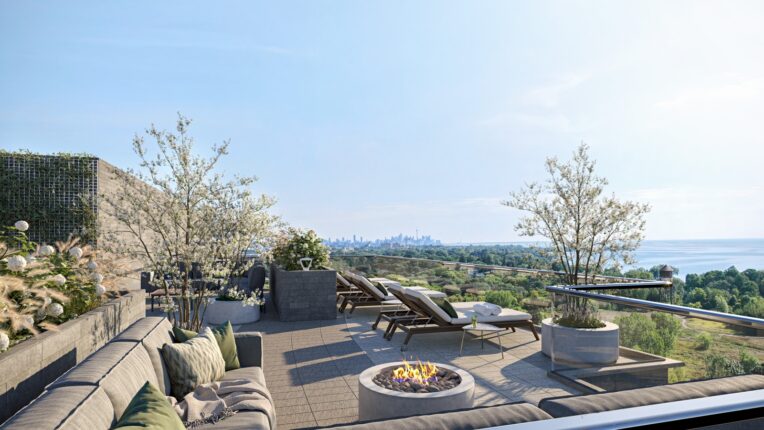 The Townhome Collection at Exhale Residences Rooftop Terrace