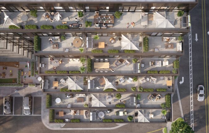 The Townhome Collection at Exhale Residences Top View