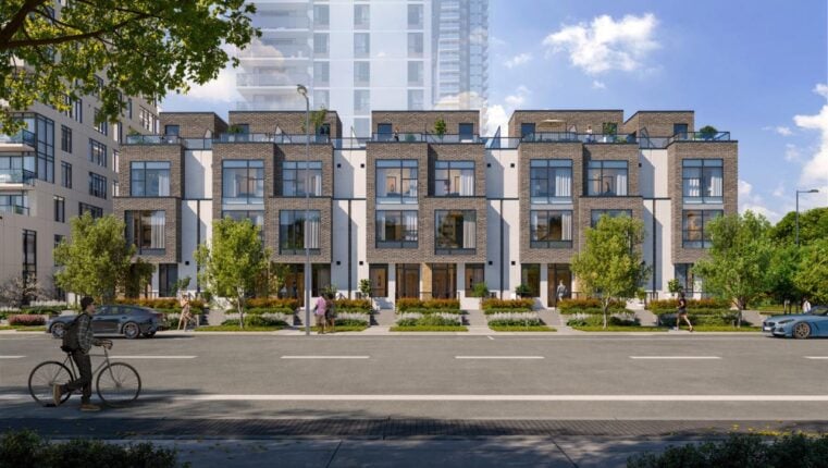 Metro Park Towns Rendering