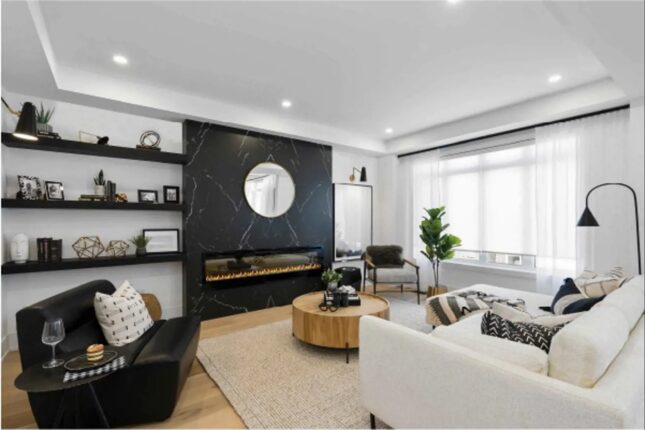 Greenwood Seaton Towns by OPUS Homes Living Room