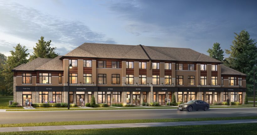 Greenwood Seaton Towns by OPUS Homes Rendering