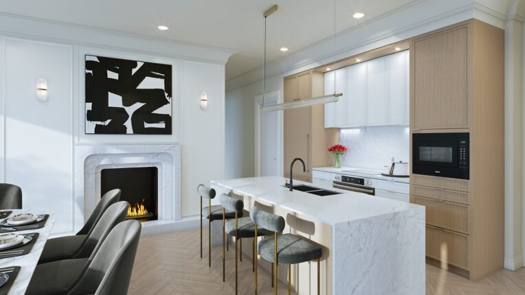 One Ten Condos Kitchen