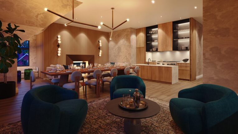 One Ten Condos Lounge