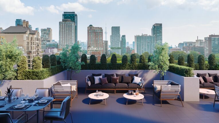 One Ten Condos Rooftop Terrace